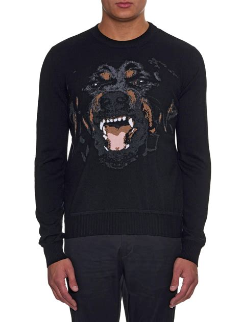 givenchy crewneck dog|Givenchy sweatshirts for men.